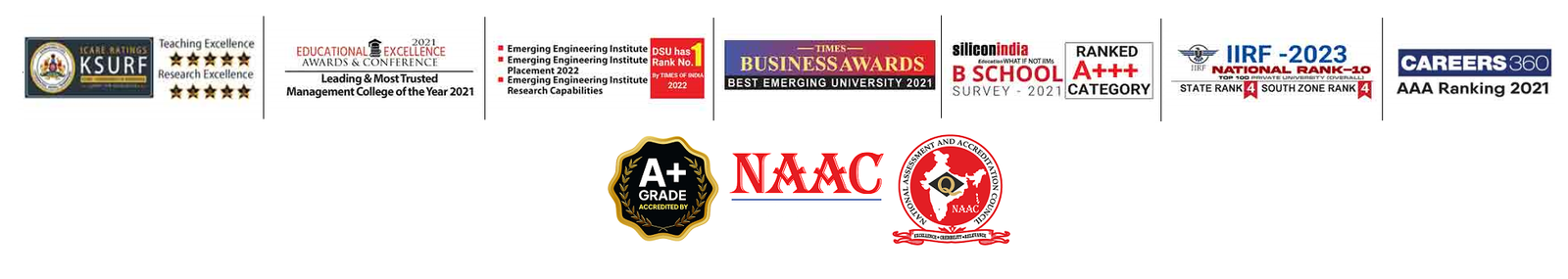 DSU Statutory Recognitions - UGC, AICTE, BCI, PCI, INC, AIU, DSIR